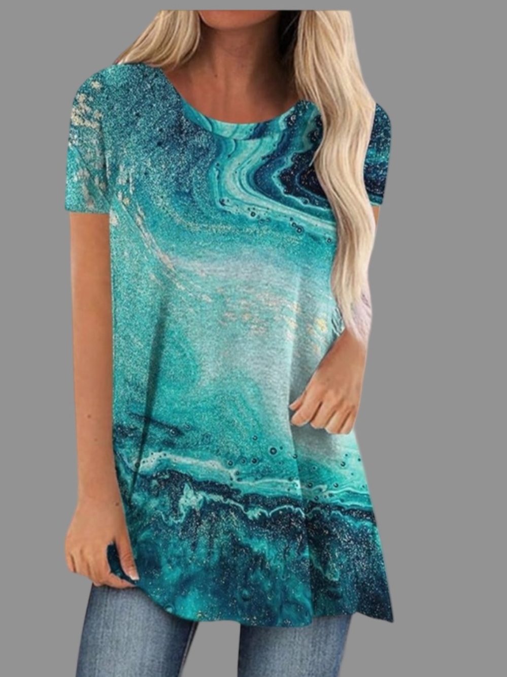 Women’s Casual Raglan Short Sleeve Shirt in XL new!